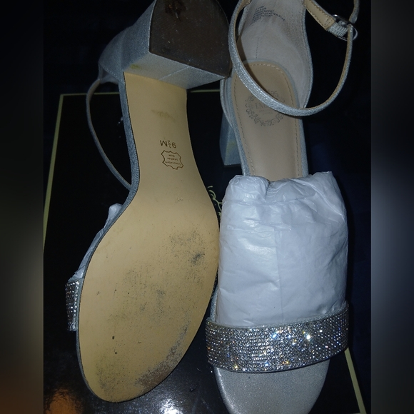 J. Miller Silver Rhinestone Heels - Picture 5 of 7